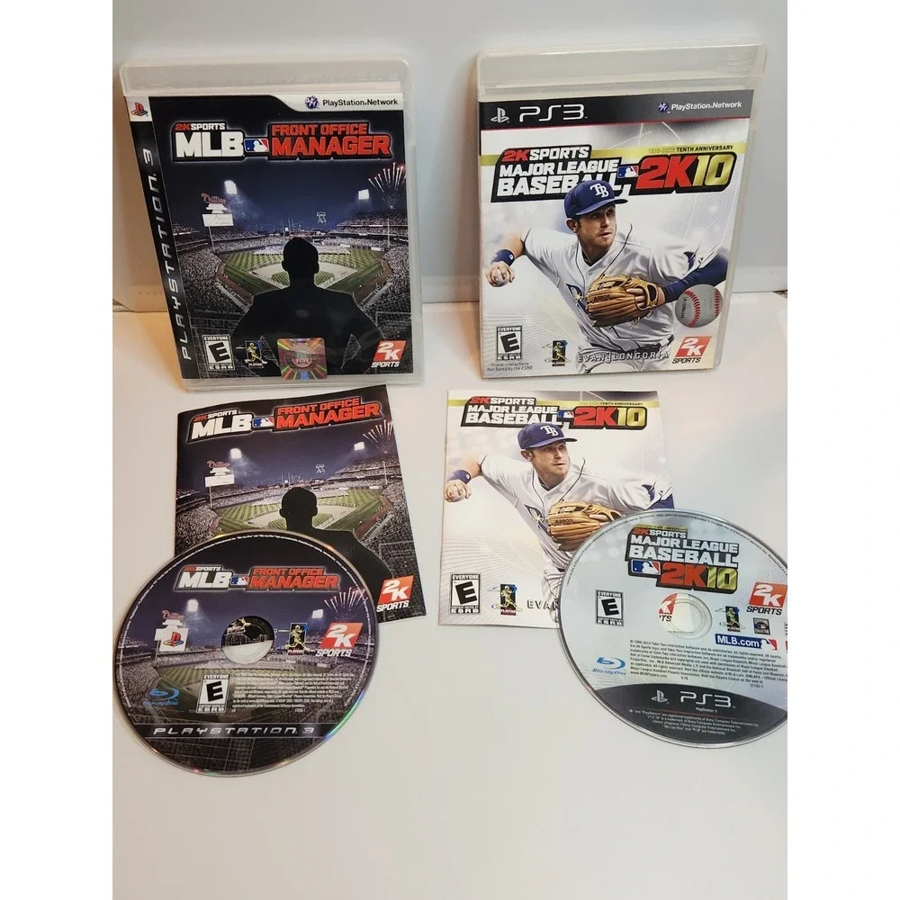 PlayStation 3 PS3 Lot  MLB Front Office Manager & Major League Baseball 2K 10